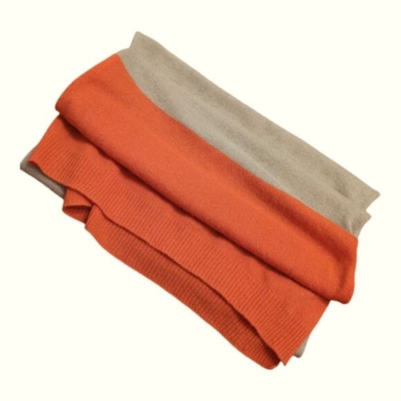 Banana Republic mocha camel pure cashmere wide color block - Picture 6 of 6